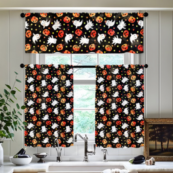 Direct supply from manufacturers to cross-border e-commerce platforms, digital printing, kitchen small windows, boutique short curtains, factory outsourcing