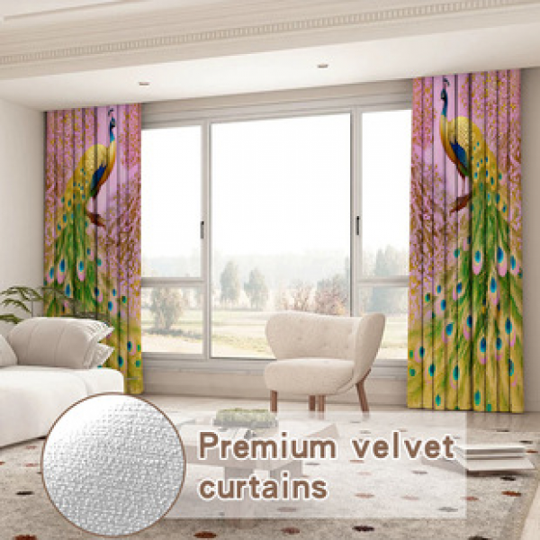 Manufacturer's direct supply to cross-border e-commerce, Amazon. Simple solid color blackout velvet curtains for living rooms, bedrooms, balconies, and dropshipping