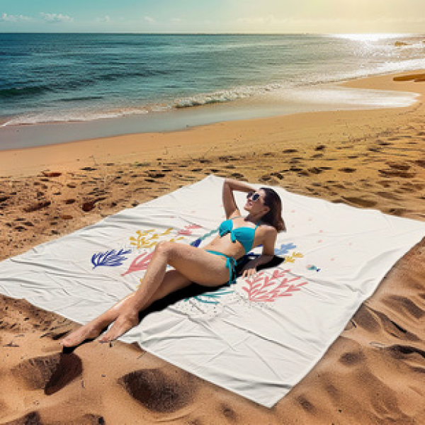 Cross border beach mat, quick drying, waterproof and moisture-proof mat, outdoor picnic mat, camping blanket