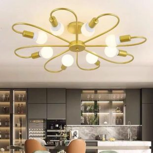 Cross border new product Nordic ceiling light, living room molecular light, modern minimalist branch light, bedroom dining room magic bean pendant light