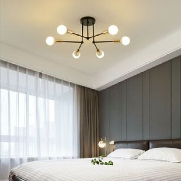 American modern minimalist living room ceiling light dining room bedroom branch chandelier light study hotel guest lighting cross-border