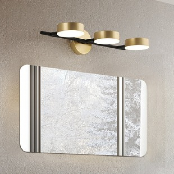 Nordic mirror headlights, bathroom mirror cabinets, modern and minimalist bathroom makeup, dressing, washing, desk lamps, LED mirror lights