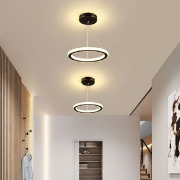 Modern minimalist hallway lights, foyer lights, light luxury minimalist balcony lights, staircase entrance lights, small pendant lights, internet famous ceiling lights