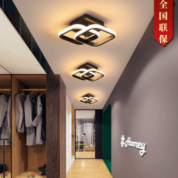 Nordic entrance hallway lights, simple and modern, creative hallway entrance lights, wardrobe lights, LED balcony small ceiling lights