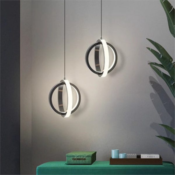 Modern minimalist restaurant bar table lamp, Nordic bedroom bedside pendant light, luxurious internet famous TV background wall LED lighting fixtures