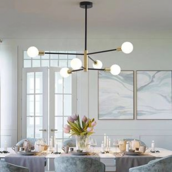 Cross border Nordic atmospheric bedroom ceiling light, modern and simple LED study living room light, creative and personalized home pendant light