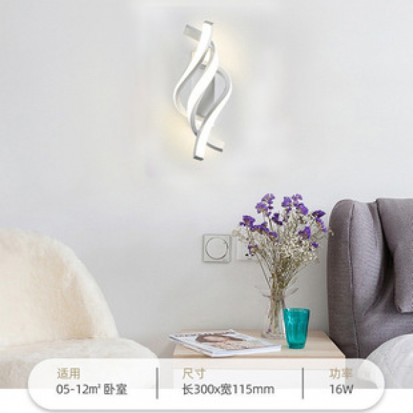 Modern minimalist outdoor LED wall lights, creative corridors, staircases, living rooms, bedside wall lights, bedrooms