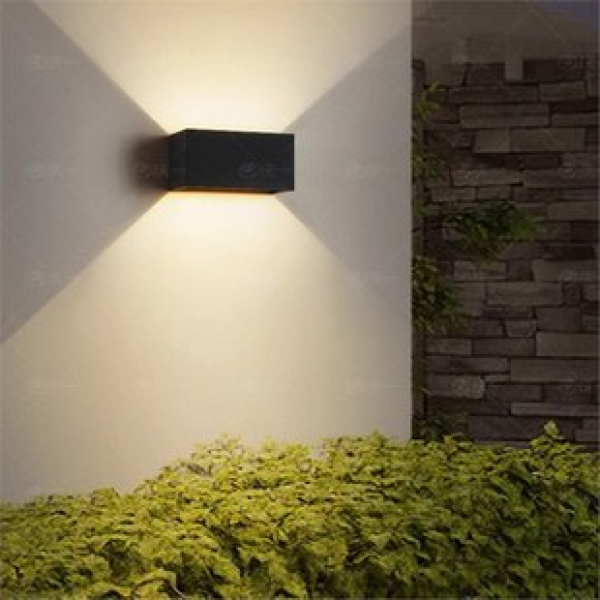 Outdoor wall lamp waterproof LED outdoor simple double headed ultra bright exterior wall villa pillar courtyard lamp balcony wall washing lamp