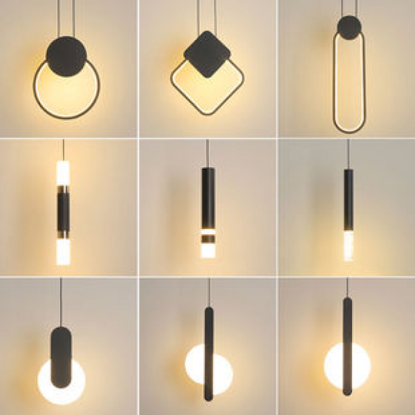 Pendant lights, bedside bedroom lights, Instagram internet famous Nordic minimalist creative small single head personalized restaurant bar lighting