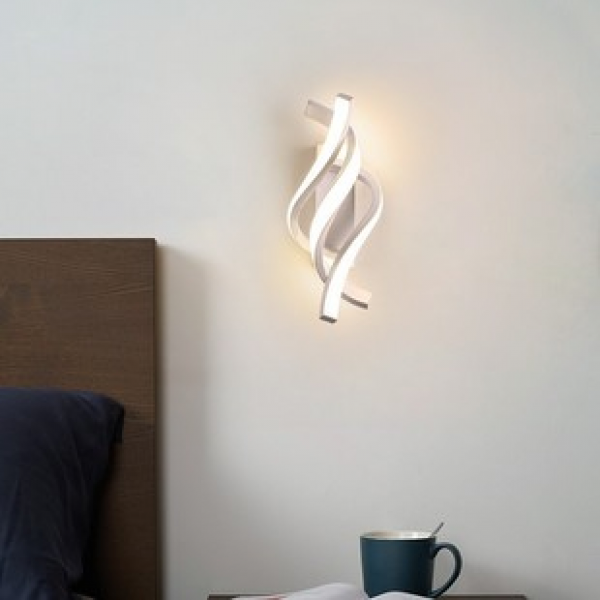 Modern minimalist bedside bedroom wall lamp, hallway lamp, hotel entrance staircase aluminum lamp, minimalist wall lamp