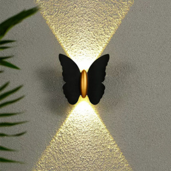 Outdoor waterproof wall lamp creative butterfly corridor doorway corridor staircase lamp modern balcony exterior wall courtyard outdoor