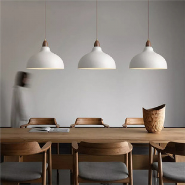 Wabi Sabi style Japanese restaurant pendant light, simple modern art, creative homestay bar counter, study room light, wooden dining table lamp