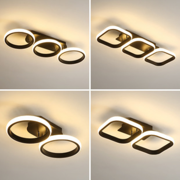 Corridor lights, simple and modern Nordic corridor entrance lights, creative foyer entrance lights, LED ceiling lights, balcony lighting fixtures