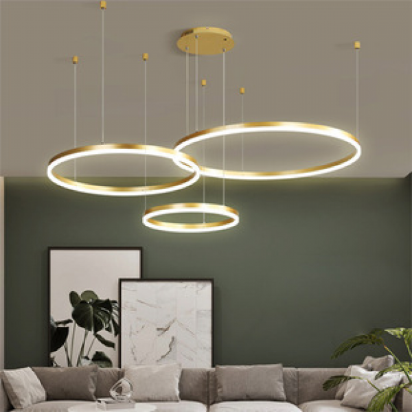 Chandelier living room lamp 2019 new modern simple atmospheric artistic creativity personality light luxury Nordic lamp internet famous lighting fixtures