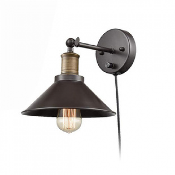 Cross border foreign trade export American style rural retro industrial style living room, dining room, study room, creative bathroom, mirror front wall lamp