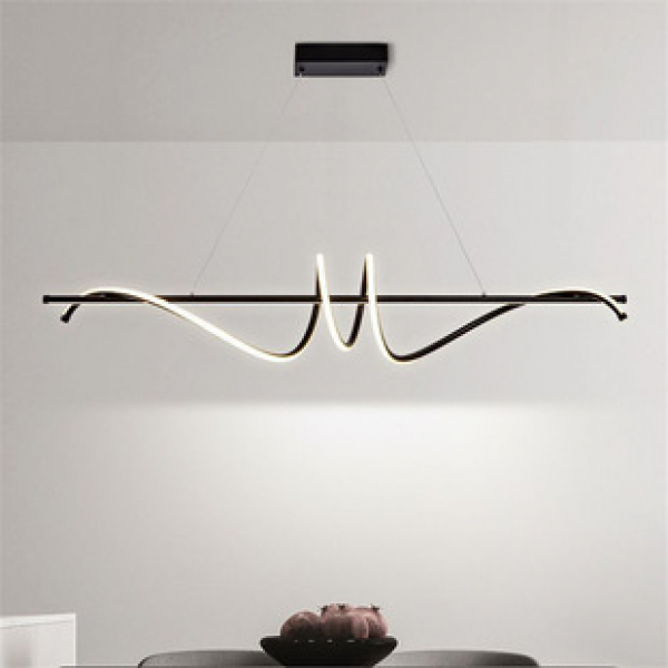 Restaurant pendant light, luxurious, modern, minimalist, Nordic creative dining table, bar counter, minimalist, long strip, fashionable dining room, intelligent lighting fixtures