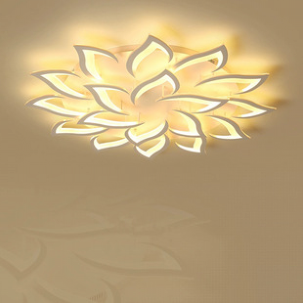 Cross border LED living room lights, modern, simple, atmospheric, warm and cozy hall lights, personalized and creative home master bedroom ceiling lights