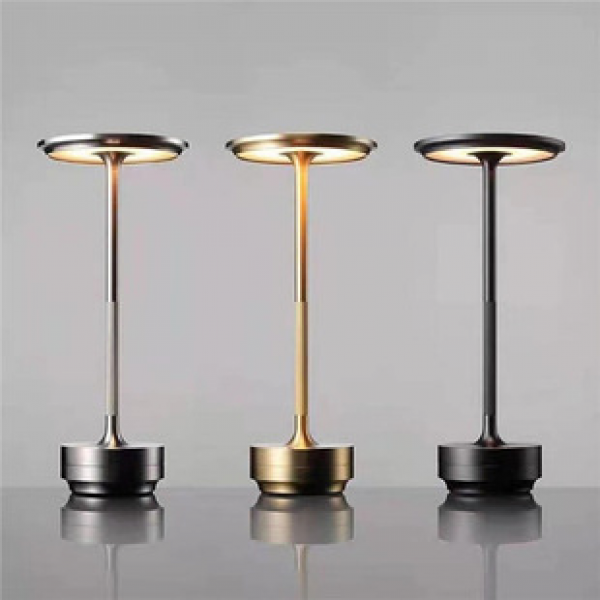 Cross border touch bar table lamp, hotel restaurant USB charging I-shaped lamp, metal lamp decoration USB night light