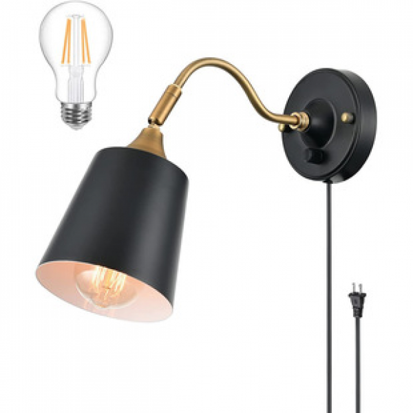 Iron wall lamp, North European and American retro industrial style, bedroom headboard, living room aisle, cross-border source, Amazon eBay