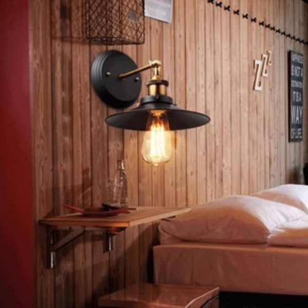 American retro industrial style LOFT creative personality bar nostalgic coffee shop restaurant corridor iron decoration wall lamp