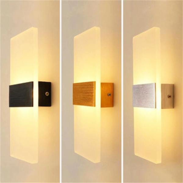 Modern minimalist acrylic wall lamp, living room bedroom decoration lighting, corridor entrance wall lamp, hotel bedside lamp