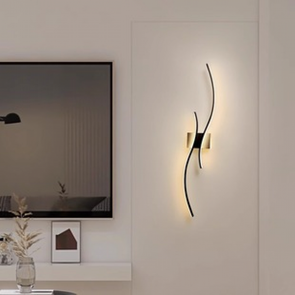 Living room bedroom 2024 new bedside lamp sofa background wall lamp strip minimalist internet famous aisle wall lamp