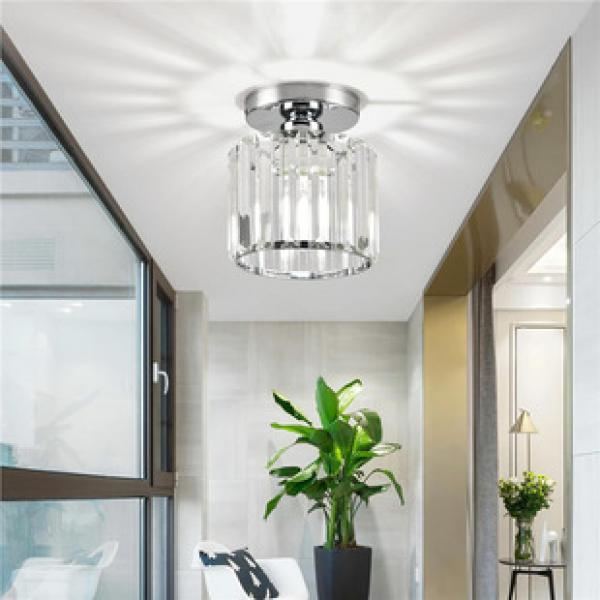 Simple and modern crystal ceiling lights, entrance foyer hallway lights, Amazon AliExpress foreign trade bestseller