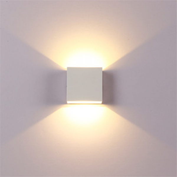 Minimally creative bedside bedroom living room hallway staircase entrance decorative light LED aluminum wall light