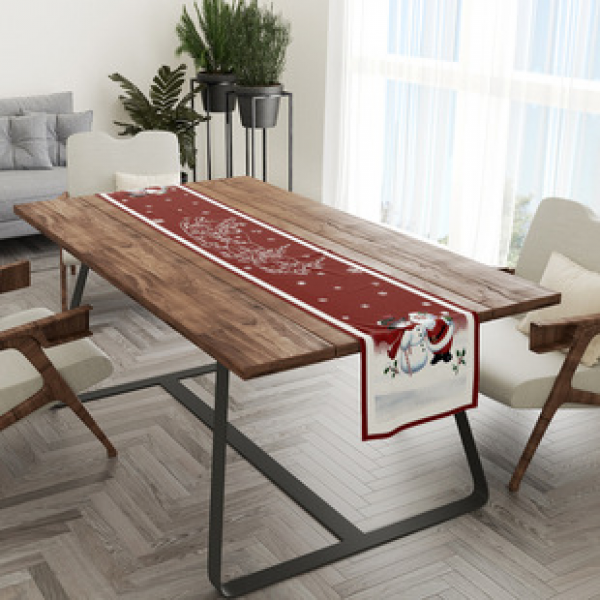 Cross border Amazon Hot Selling New Christmas Decorative Tablecloths, Tablecloths, Dining Tables, Creative Home Furnishings