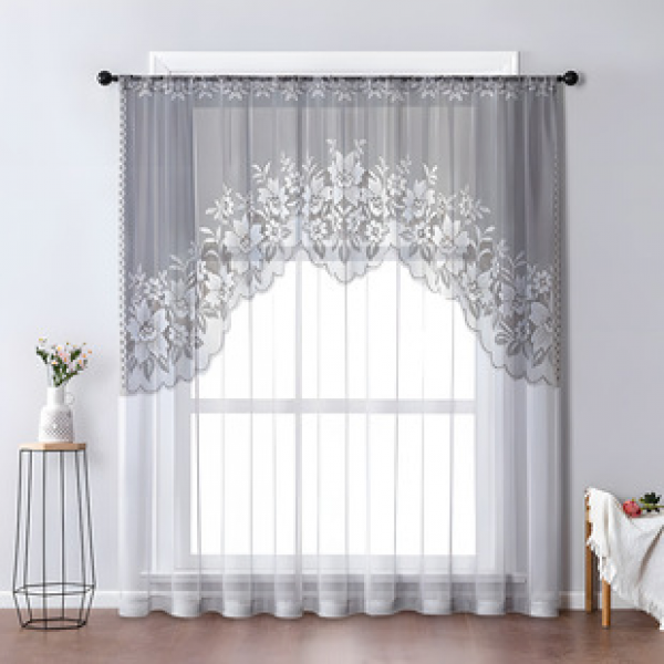 1pc Decorative Flower Window Screen 3D Digital Printing Manufacturer Supply Cross border Amazon WISH Fabric Window Screen