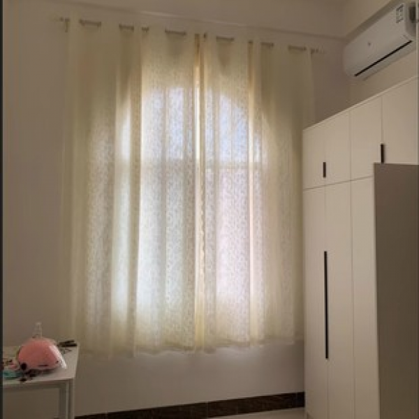 Cross border hot selling small yellow daisy short curtain