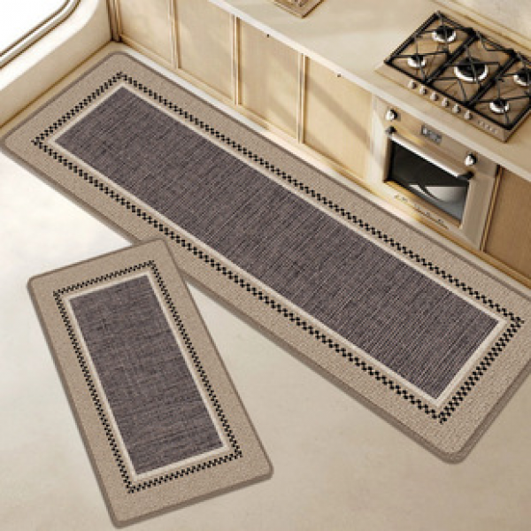 Kitchen water absorbing quick drying floor mat, oil absorbing, dirt resistant, easy to maintain, carpet strip, household anti slip foot mat, door mat for entry
