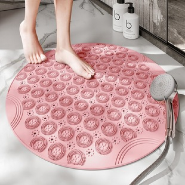 Bathroom specific circular anti slip mat, shower room, bath, anti slip foot mat, bathroom, household shower, waterproof floor mat