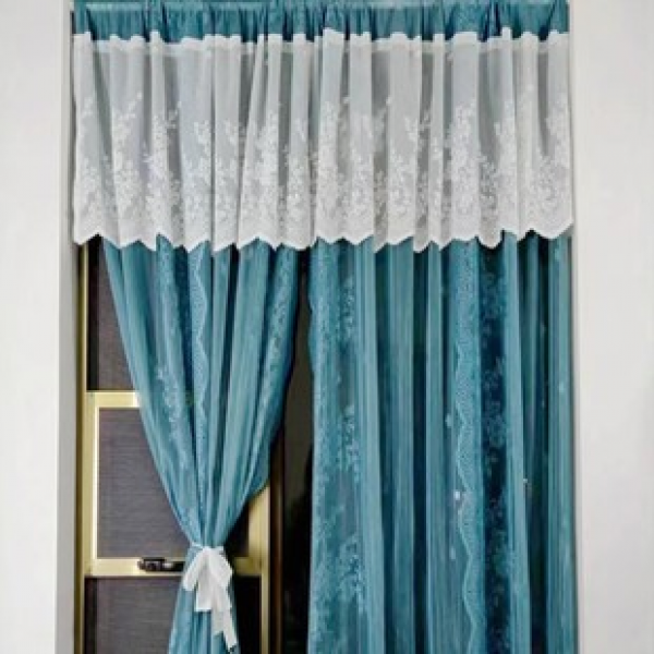 Manufacturer direct supply wholesale cross-border e-commerce platform Amazon WISH hot selling new product with four rows of flowers and curtain head boutique