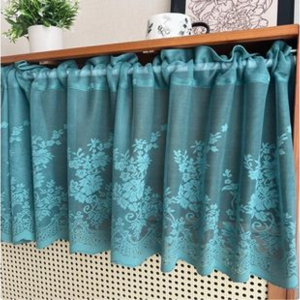 2025 Factory Direct Supply Cross border E-commerce Platform Amazon's Explosive New Product Haitang Flower Short Curtain Factory dropshipping