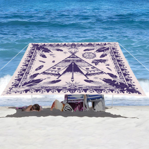 Cross border canopy fabric, quick drying, water-resistant, moisture-proof, outdoor picnic screen, camping screen, camping screen