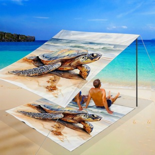 New 2PS Cross border Skyline Fabric for 2025, Quick drying, Water repellent, Moisture proof, Outdoor Picnic Screen, Camping and Camping Screen