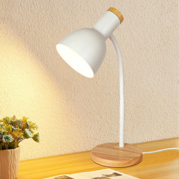 Nordic ins plug-in home bedroom minimalist bedside lamp, student specific dimming and eye protection desk lamp, desk lamp