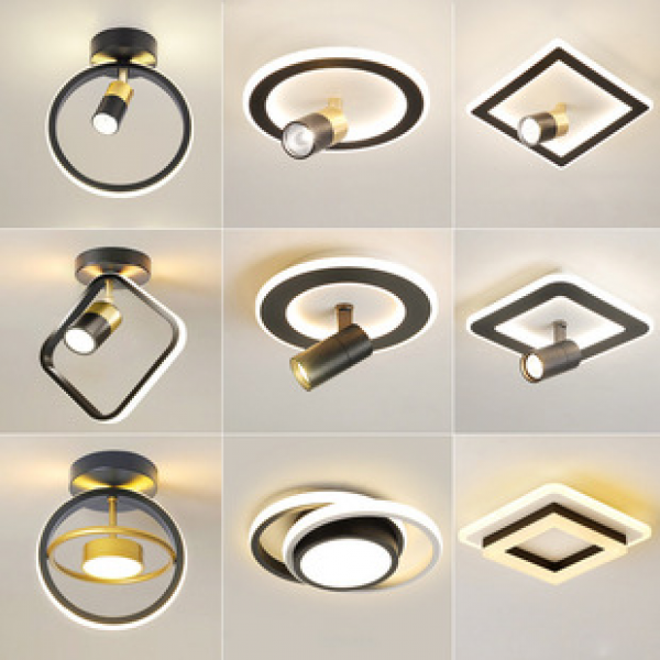 New aisle lights, corridor lights, LED circular entrance lights, popular items for staircases, balconies, and lobbies, exposed spotlights