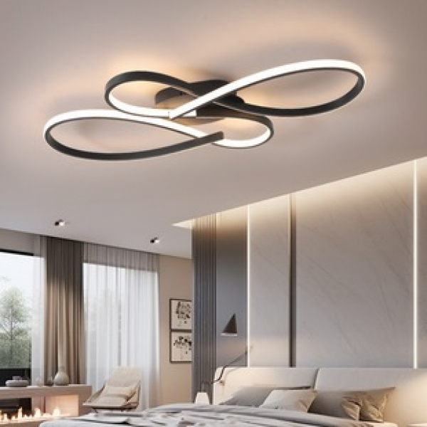 Cross border creative modern minimalist living room light bedroom light Nordic style creative personality Chinese knot home ceiling light