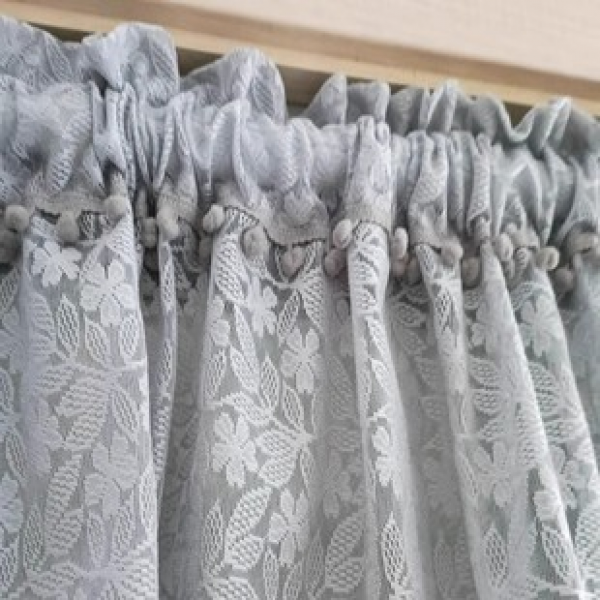 2025 Manufacturer Direct Supply Wholesale Cross border E-commerce Platform Amazon WISH Hot selling New Product Grey Leaf Curtain
