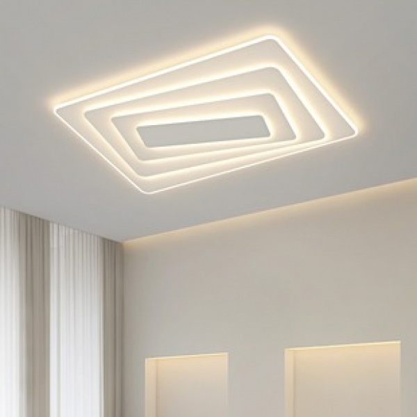 Living room light, simple and modern rectangular household ceiling light, LED ceiling light, creative Nordic bedroom light, room light