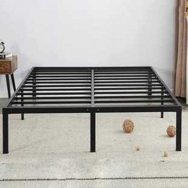 Factory direct sales of wrought iron, steel and wood beds, detachable iron beds, hotel double beds, large H-sized soft steel bed frames, mattress bases