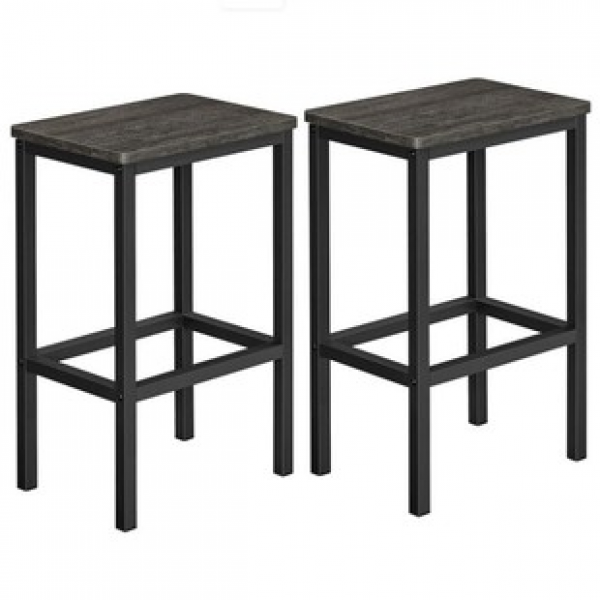 Cross border living room, kitchen, breakfast bar stool with footstool, party room stool, modern and simple steel frame bar chair, stair stool