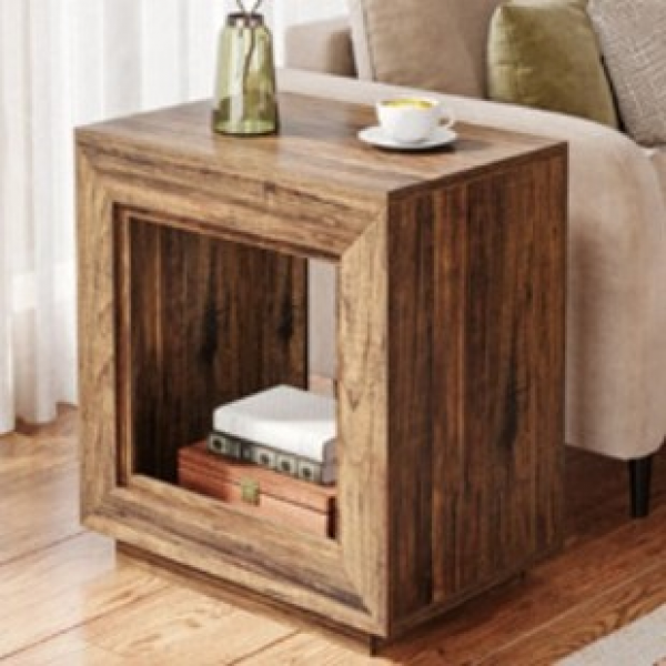 Mobile sofa, side cabinet, American countryside, side table, wall facing square table, homestay, hotel, side table, living room corner storage