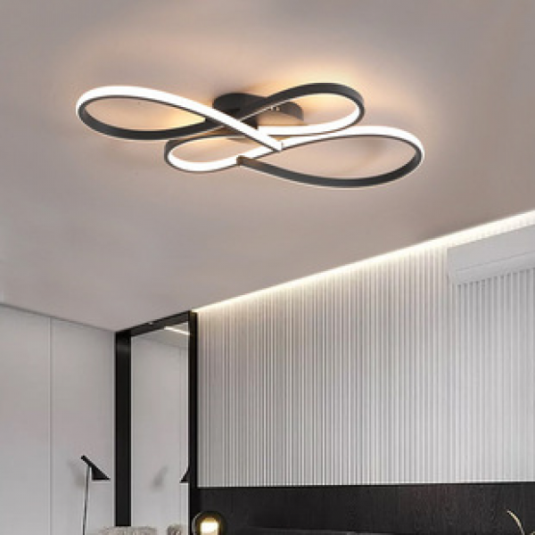 Cross border creative modern minimalist living room light bedroom light Nordic style creative personality Chinese knot home ceiling light