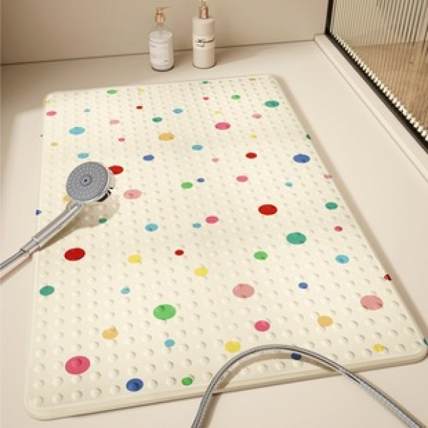 Bathroom anti fall pad, children's anti slip pad, shower and shower area, PVC foot pad, toilet waterproof suction cup pad, toilet floor pad