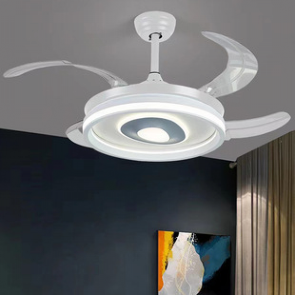 Invisible Fan Light 2025 New Ceiling Fan Light Ceiling Suspended Household Living Room Dining Room Bedroom Electric Fan Light Ceiling Light Integrated