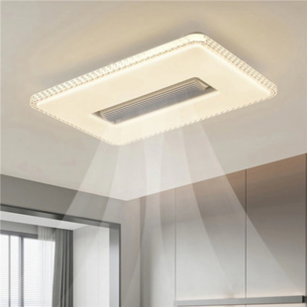 Modern living room, dining room, LED bladeless fan light, bedroom, room, minimalist ceiling light, Zhongshan lighting fixtures