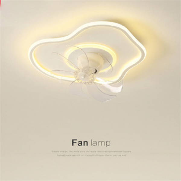 Zhongshan Lighting Fan Light Bedroom Cloud Ceiling Light Simple Modern Children's Room 360 Rotating Shaking Head Fan Light